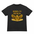 T-Shirt Oversize Homme - BORN TO REIGN- PHARAONIQUE