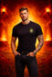 T-shirt Homme collection Dynastie éternelle - Noir - Pharaonique