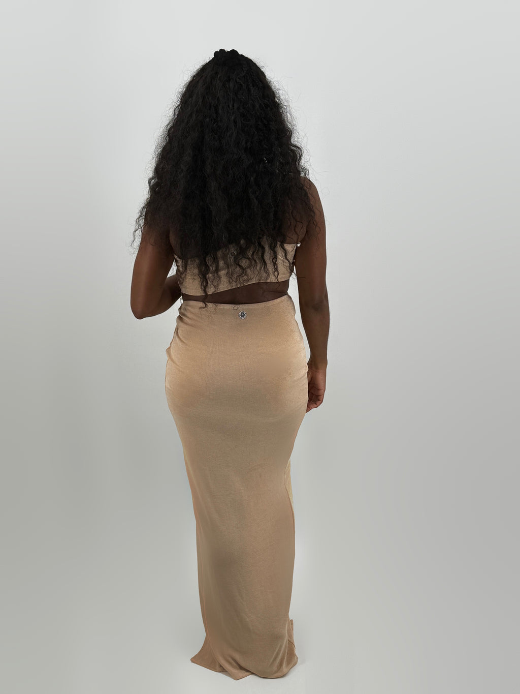 Robe de soirée Femme Beige - Pharaonique