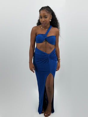 Robe de soirée Femme Bleu - Pharaonique