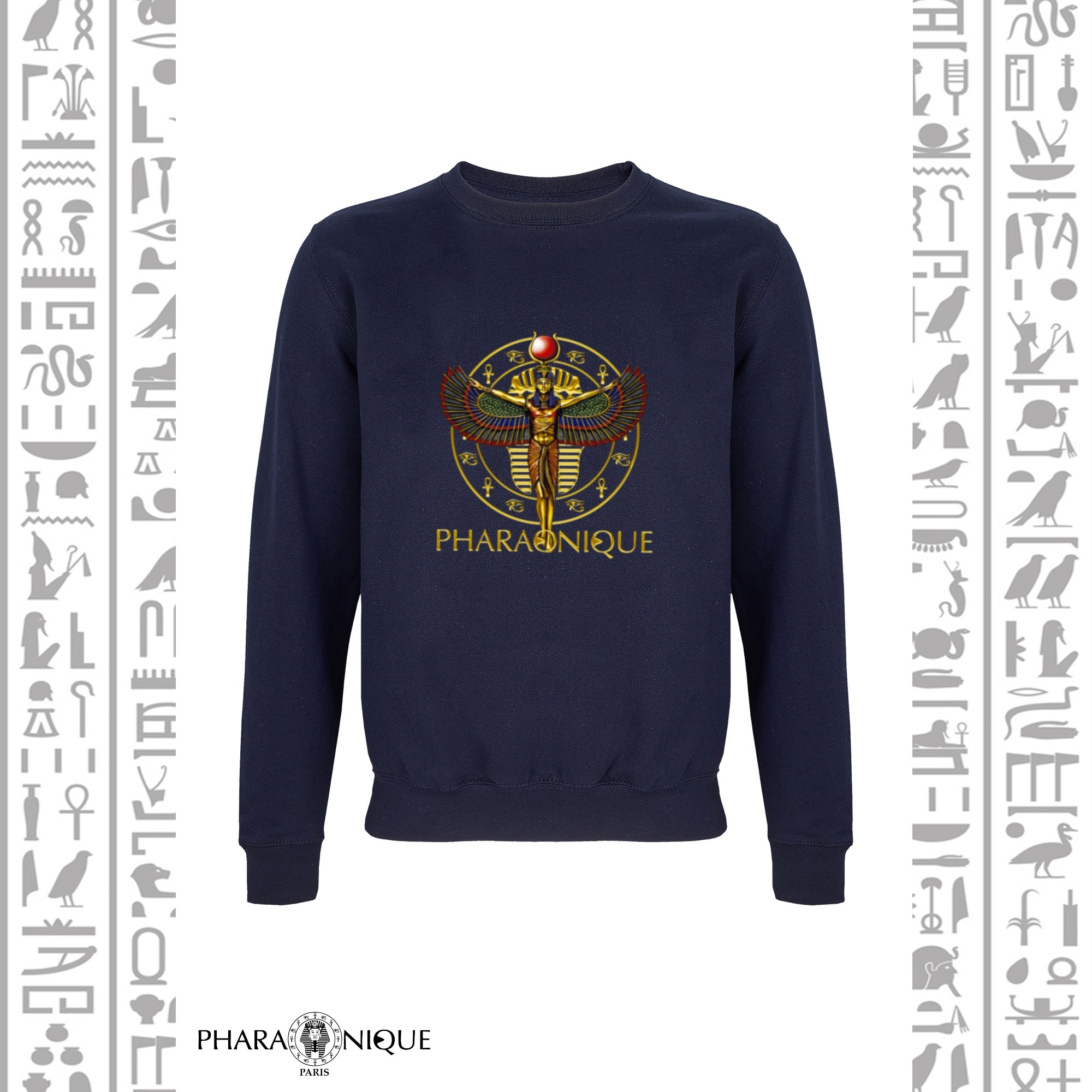 Sweat-Shirt Mixte Néfertiti - Pharaonique
