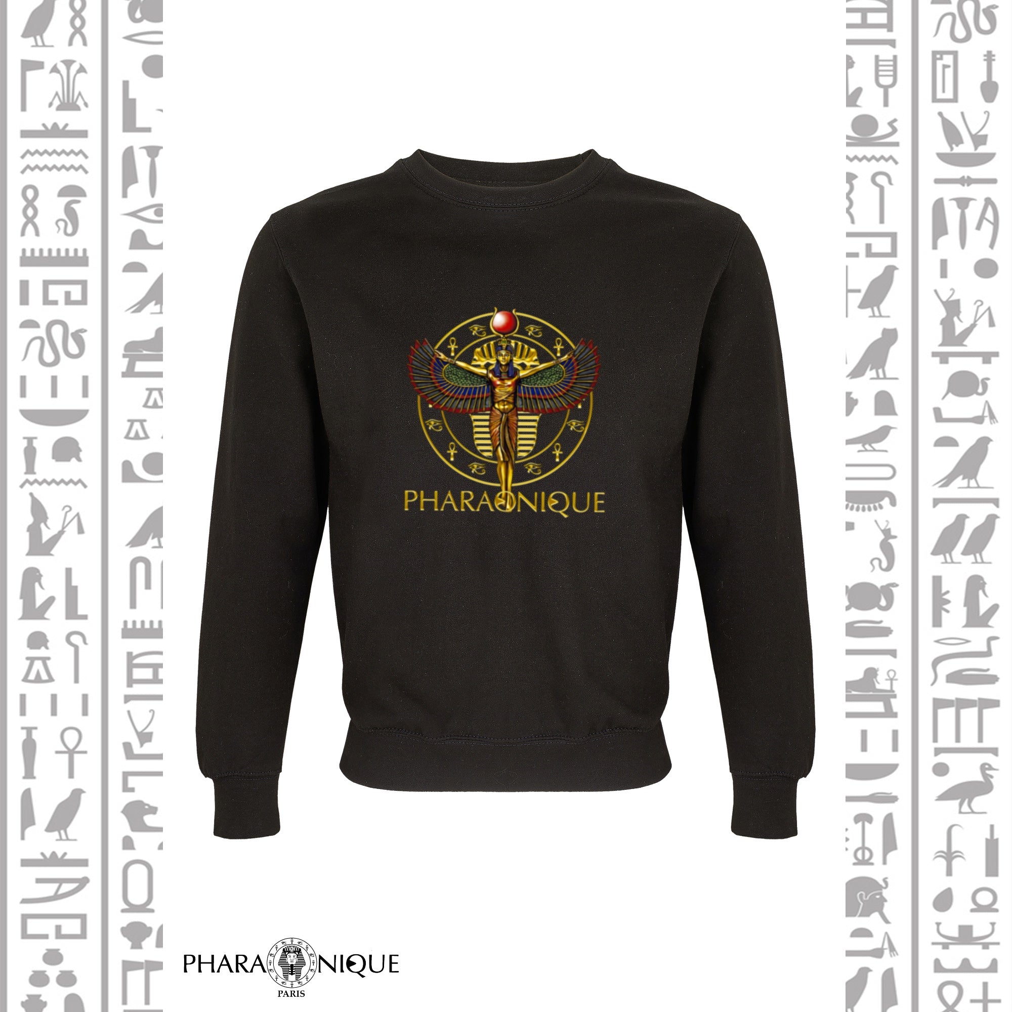 Sweat-Shirt Mixte Néfertiti - Pharaonique