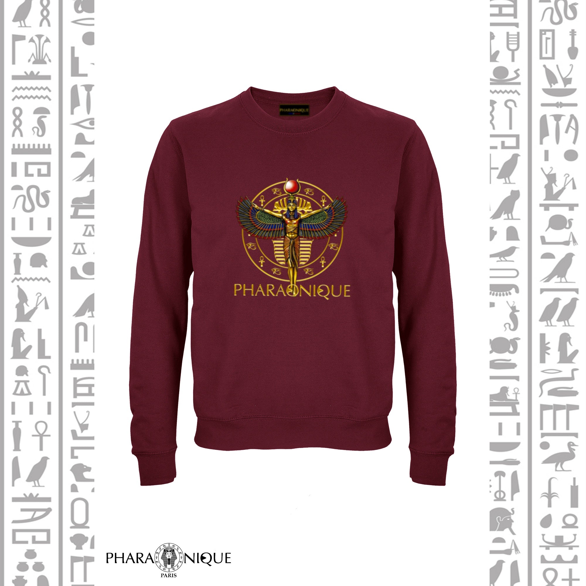 Sweat-Shirt Mixte Néfertiti - Pharaonique