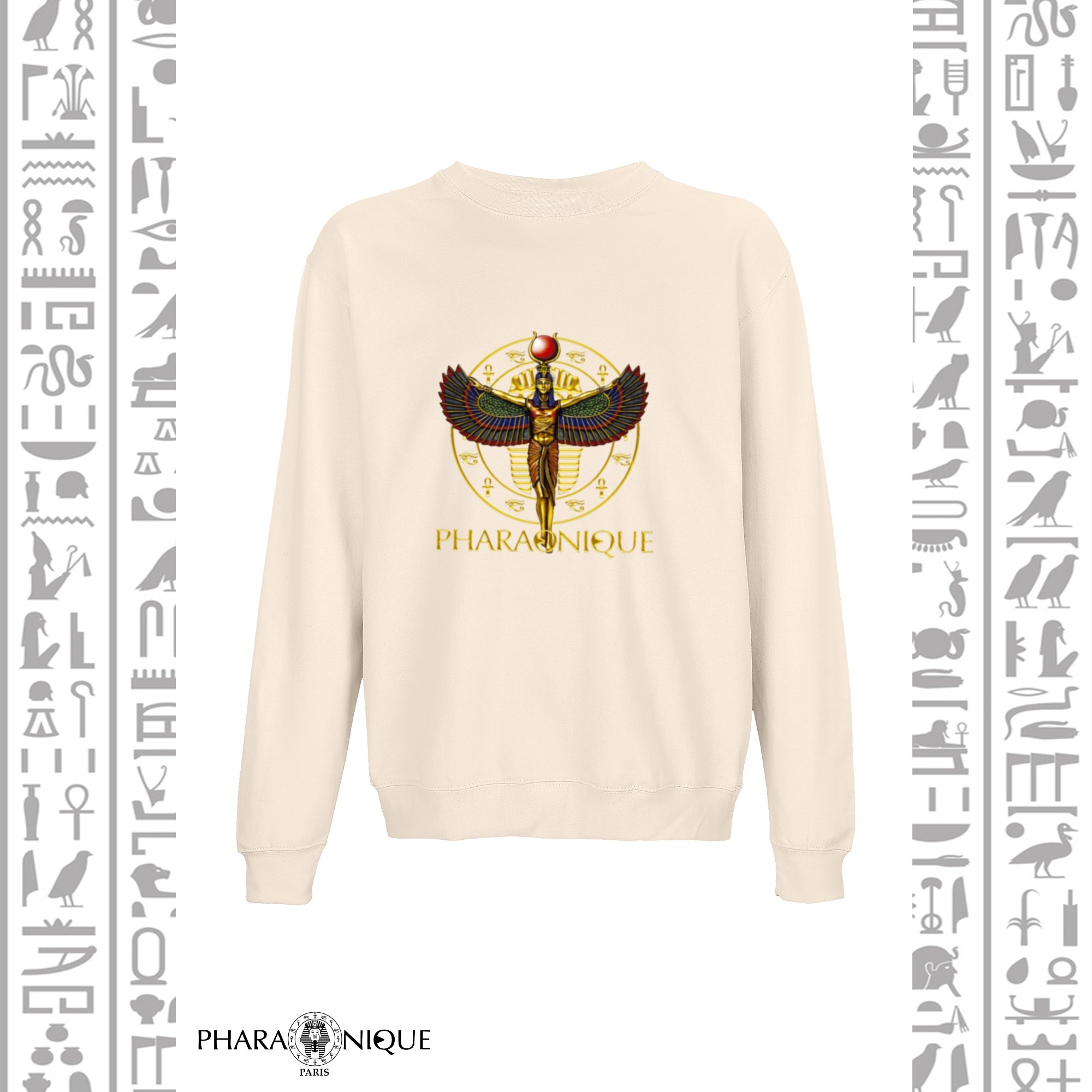 Sweat-Shirt Mixte Néfertiti - Pharaonique
