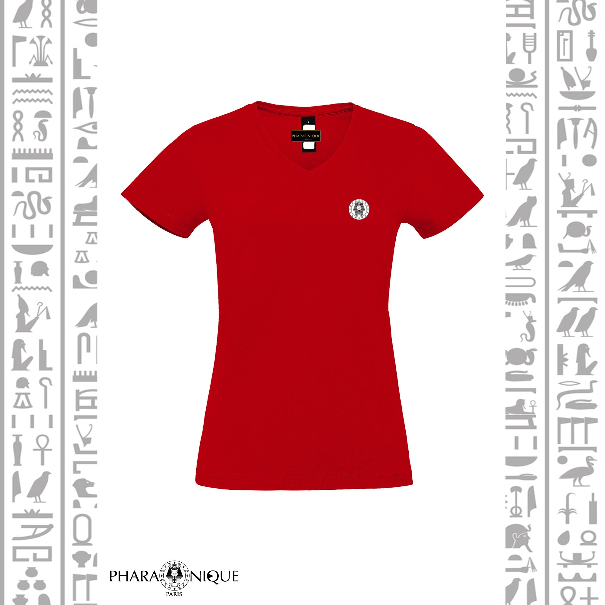 Tee-shirt Femme col V Isis - Pharaonique