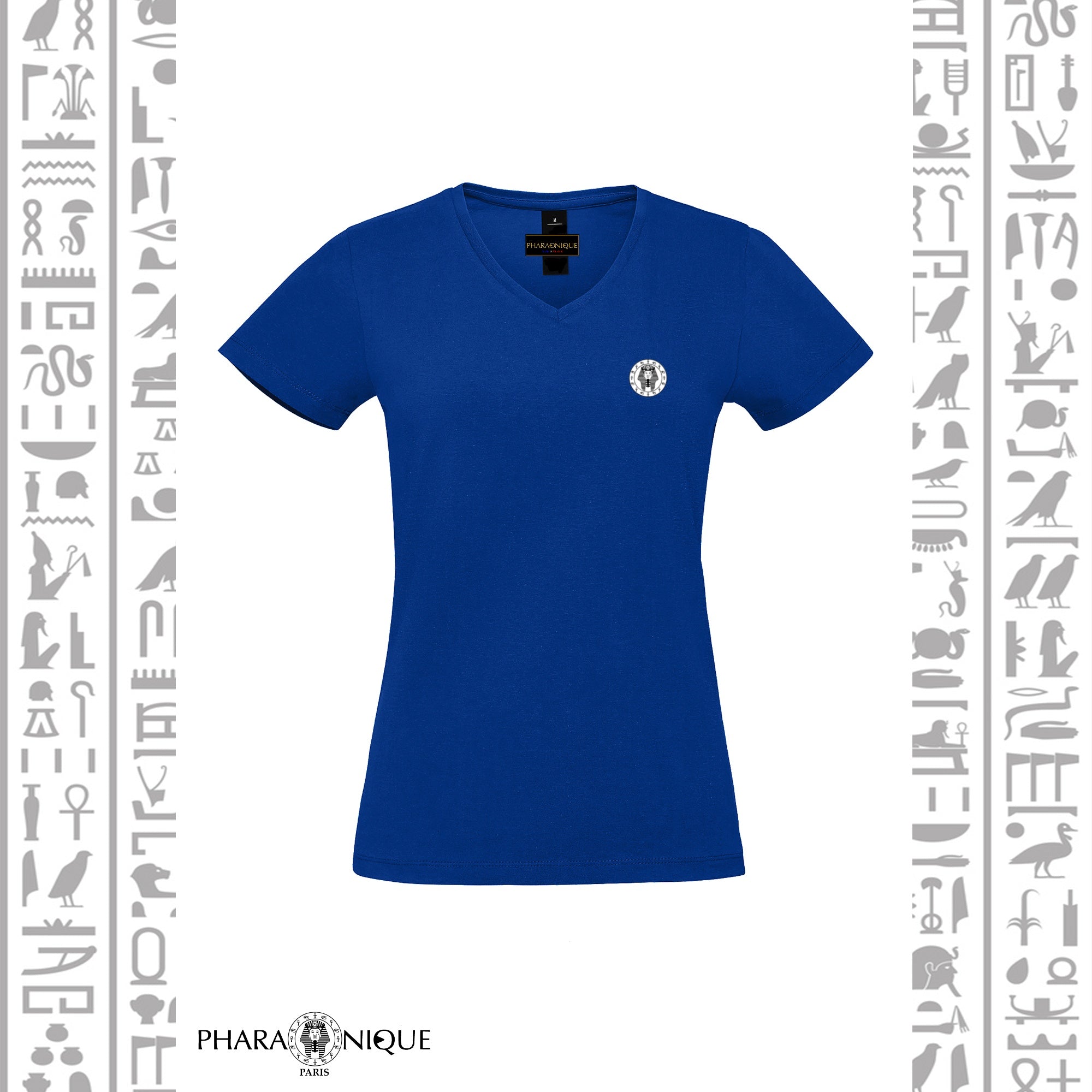 Tee-shirt Femme col V Isis - Pharaonique