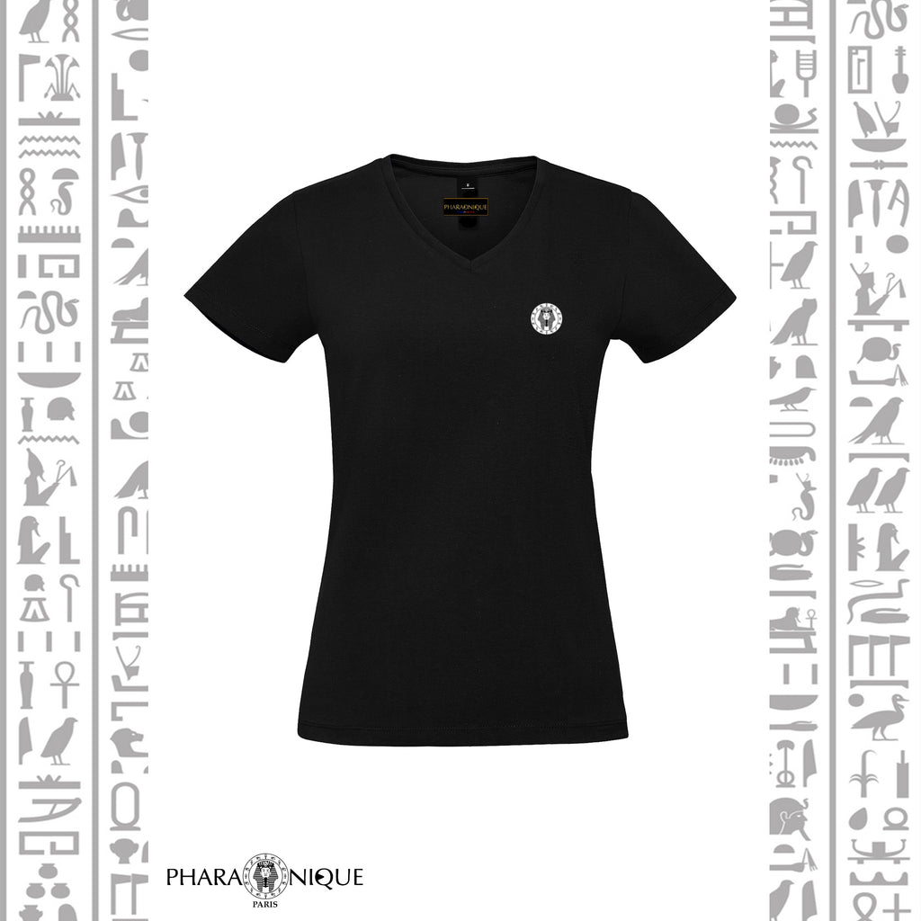 Tee-shirt Femme col V Isis - Pharaonique