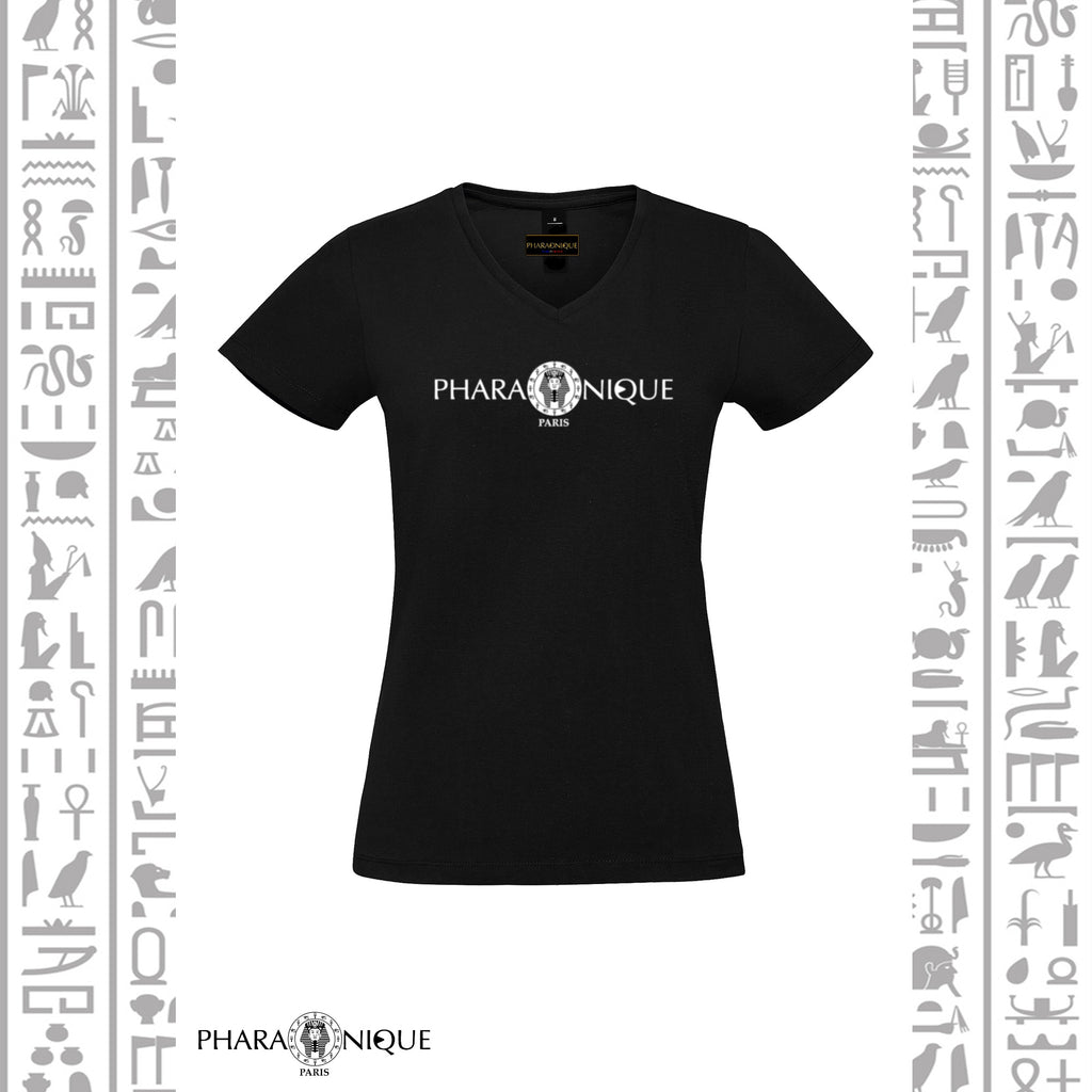 Tee-shirt Femme col V Power - Pharaonique