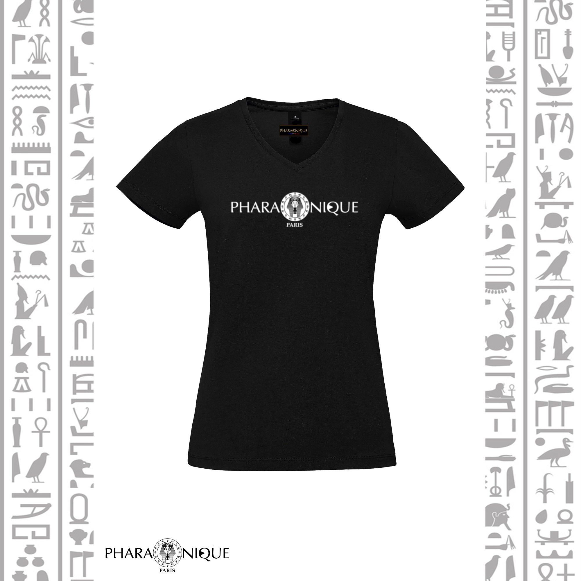 Tee-shirt Femme col V Power - Pharaonique
