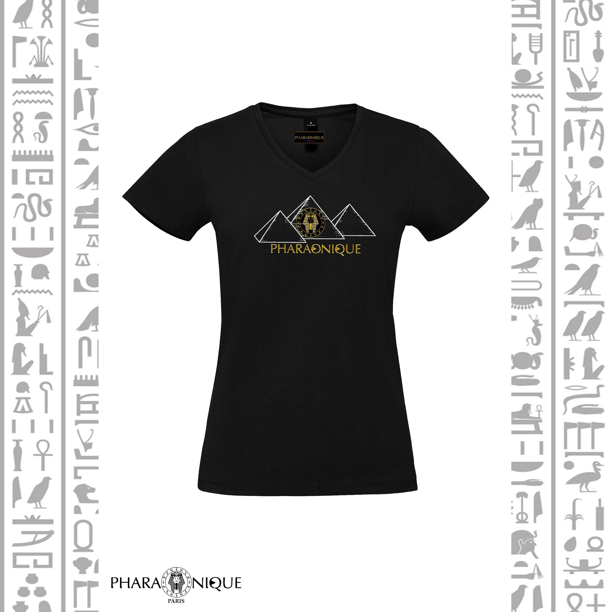Tee-shirt Femme col V Imhotep - Pharaonique