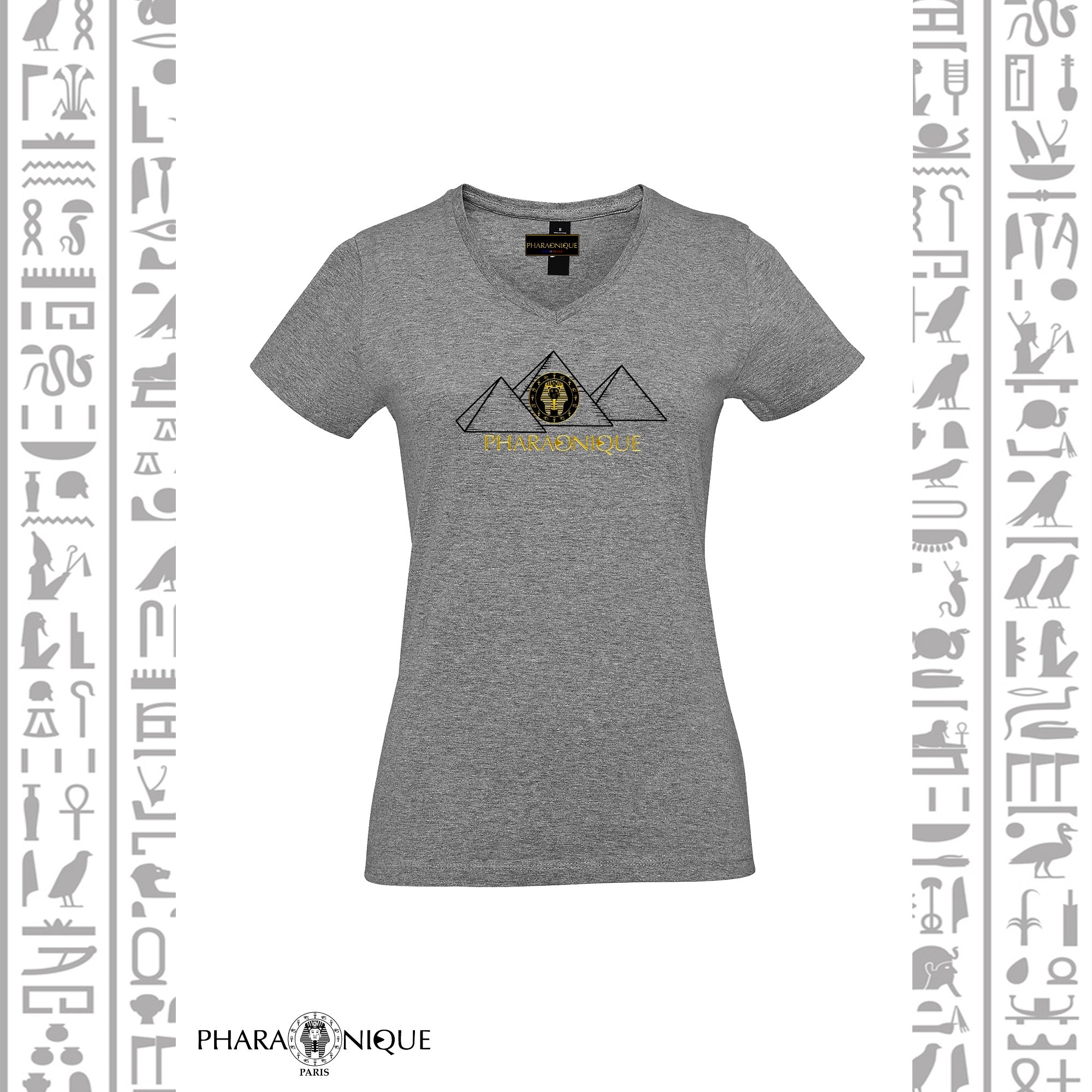 Tee-shirt Femme col V Imhotep - Pharaonique