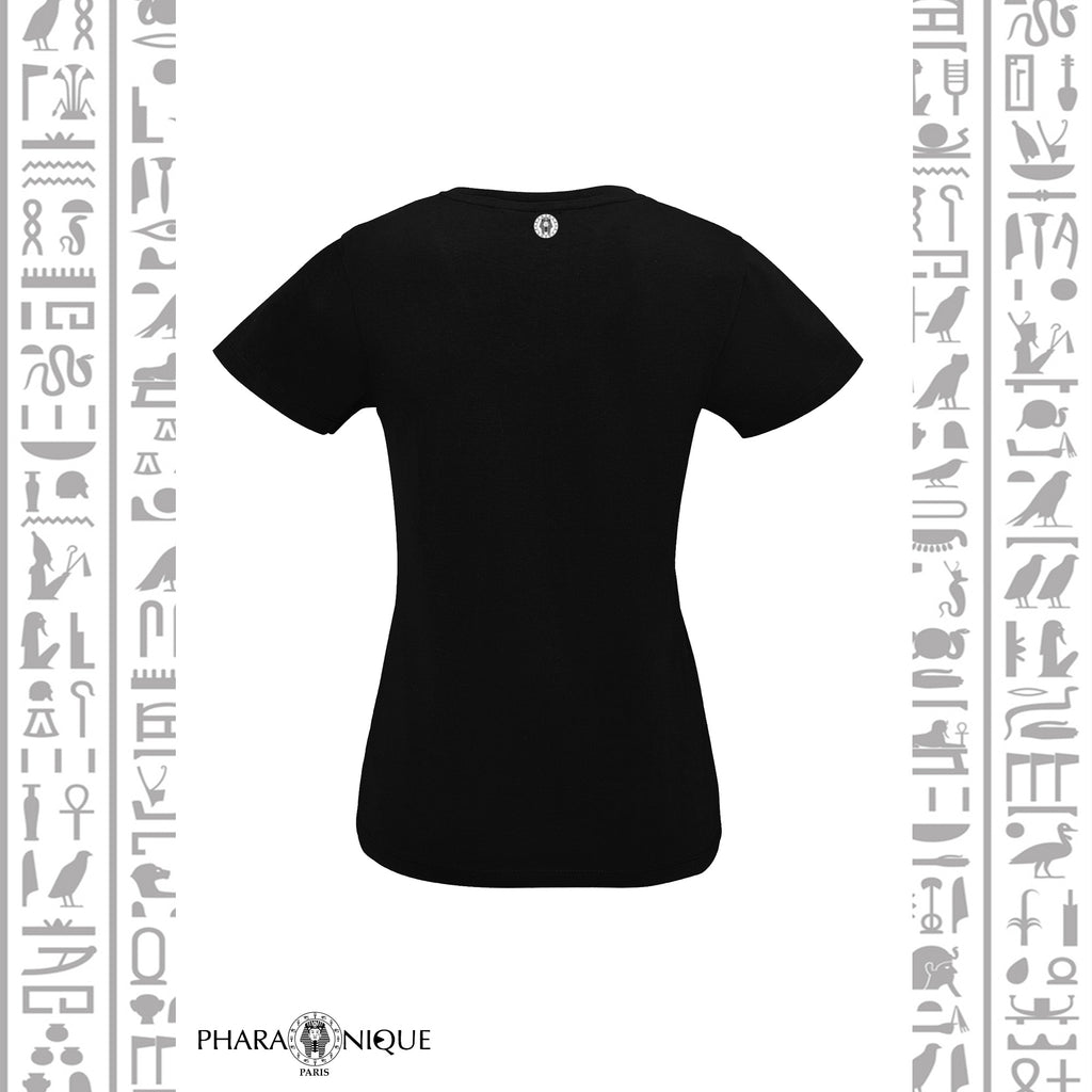 Tee-shirt Femme col V Anubis - Pharaonique