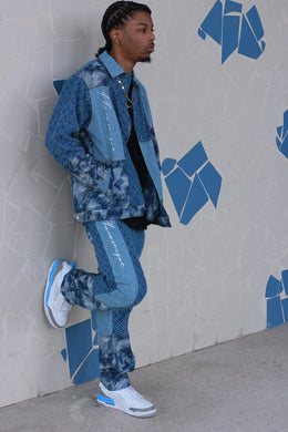 Pharaonic Black Unisex Cargo Tracksuit Set
