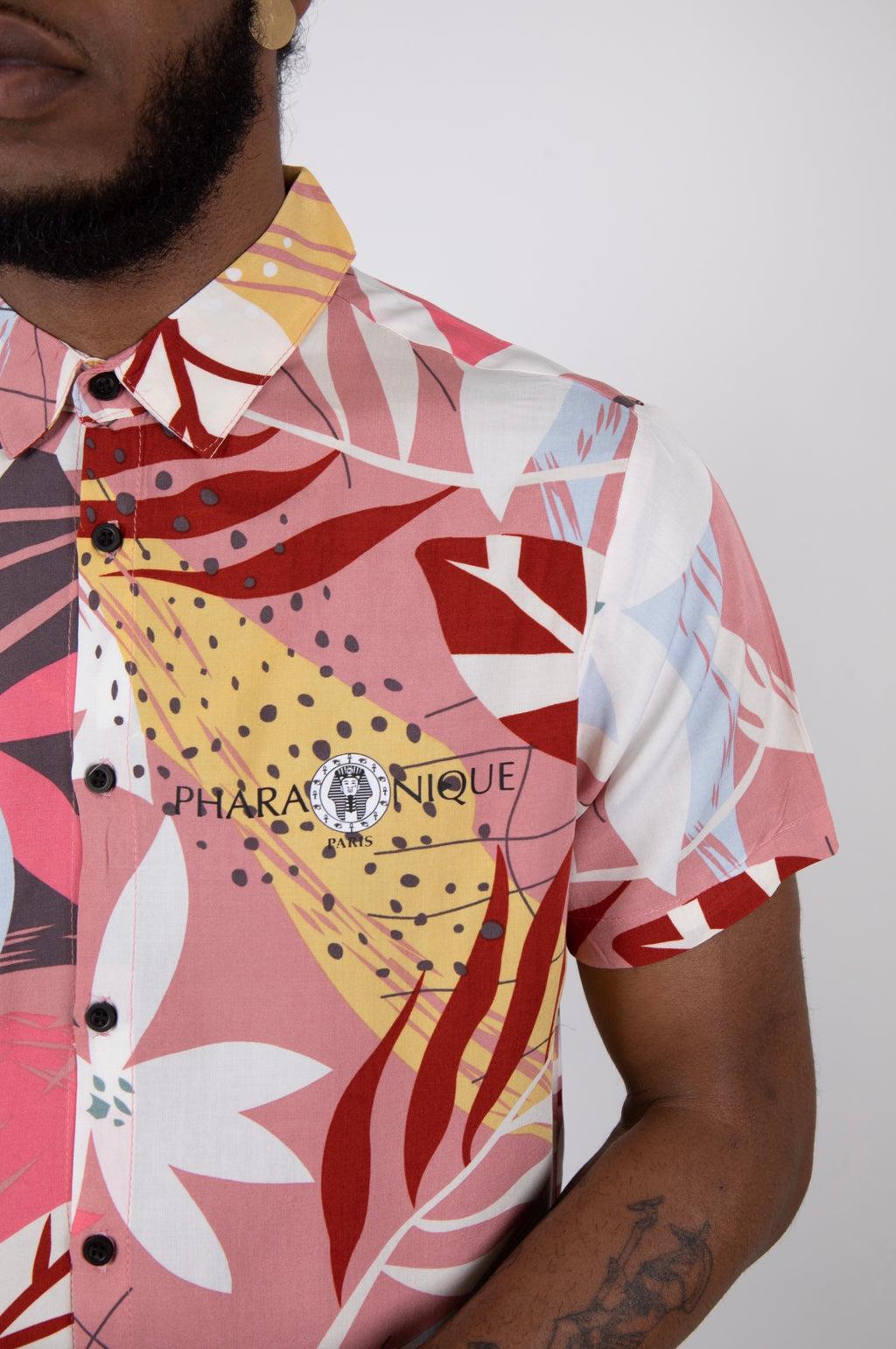 Ensemble chemise et short à fleurs III - Pharaonique