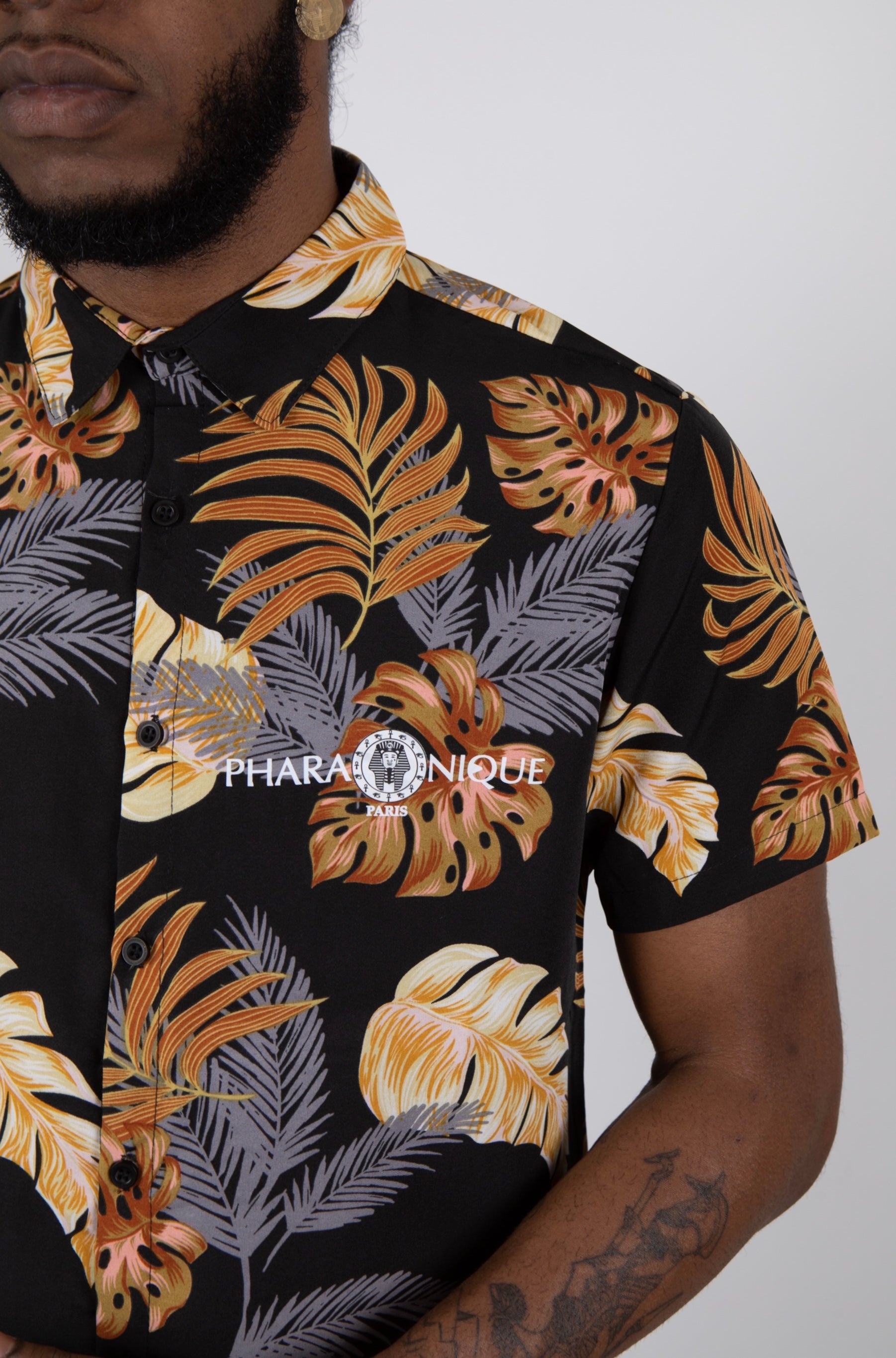 Ensemble chemise et short à fleurs IV -  Pharaonique