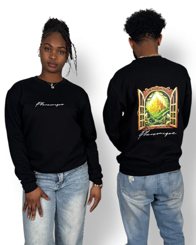Sweat-shirt Mixte Signature Paysage- Pharaonique