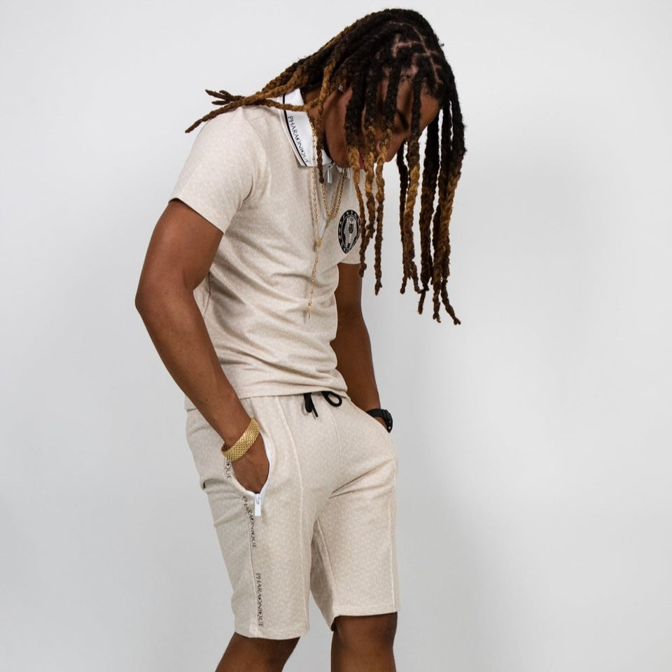 Djoser shorts and polo set - Beige